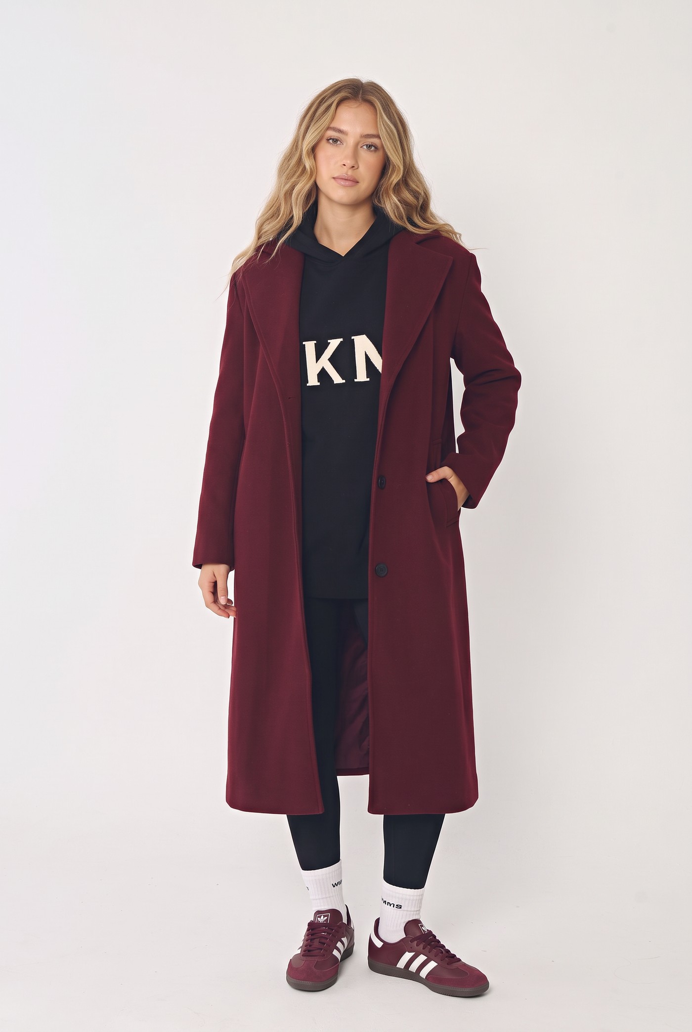 TAILORED BELTED OVERSIZED COAT